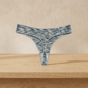 IRONGEAR Fitness - Bragas de Tanga de Cintura Baja para Mujer, Color Negro, Estampado por Transferencia de Calor, Ropa Interior Antibacteriana - Product Image 3