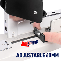 Agrafeuse de bureau haute capacité Jumbo pour 240 feuilles, agrafeuse manuelle robuste pour le bureau