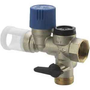 Groupe de sécurité en laiton 3/4 avec structure de boule manuelle de vidange droite pour les médias de gaz de pétrole d'eau - Product Image 1