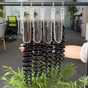 ผมเวียดนามเวอร์จิ้นแบบลอนลึก ขนาด 14 16 18 20 นิ้ว  พร้อมเชือกผูกผมแบบ HD Lace closure 2x6  หลากหลายรูปแบบลอน  ผมแท้ธรรมชาติ 100% ขายส่ง - Product Image 2