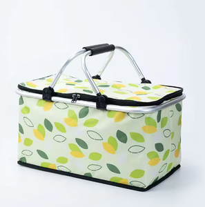 Nouveau panier de pique-nique isotherme pliable, sac de transport rapide pour extérieur, panier de courses portable - Product Image 2