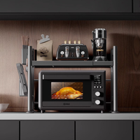 Étagère de cuisine réglable de haute qualité pour four à micro-ondes, support d'appareil électroménager sur pied, étagère à condiments de boutique, vente en gros d'usine