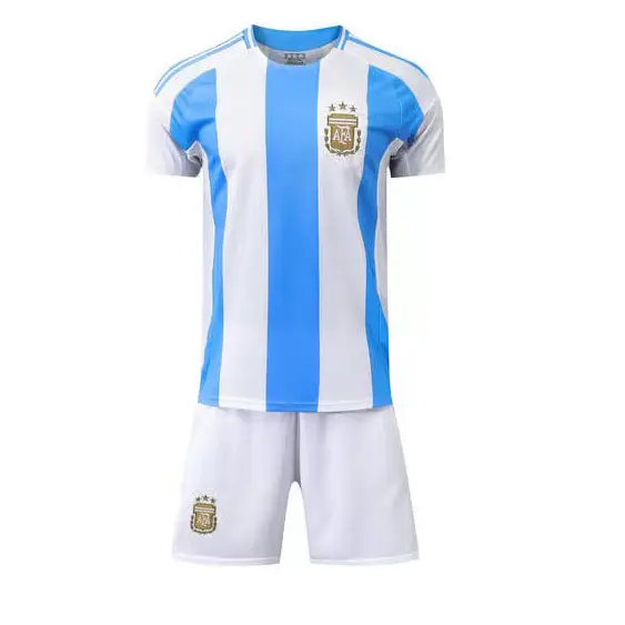 Camiseta de fútbol MESSI ArgENtiNA 2024 Eurocopa Camisetas Kit para niños 2025 Equipo nacional Camiseta de fútbol de local