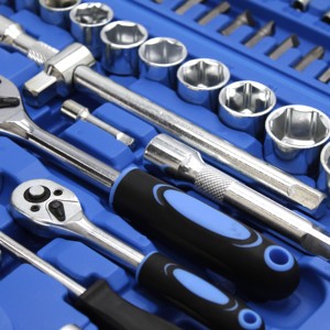 Diverses spécifications Jeu de douilles Boîte d'emballage personnalisée Réparation automobile 108pcs Outils Clé à cliquet - Product Image 4