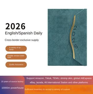 Agenda personnalisé <span class=keywords><strong>en</strong></span> gros 2026, planificateur relié, carnet de notes de <span class=keywords><strong>calendrier</strong></span> <span class=keywords><strong>professionnel</strong></span>, tailles A3 A4 A5 pour la promotion de cadeaux d'entreprise, la planification - Product Image 4