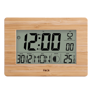 Digital LCD <strong>Clock</strong> Large Number <strong>Display</strong> Modern Office Home Decor Radio <strong>Alarm</strong> <strong>Clock</strong> Time Temperature Calendar <strong>Display</strong> - Product Image 1