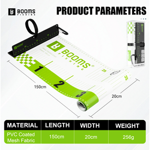 Booms Fishing RL4 - Alfombrilla Plegable para Pesca, 150x20cm, Impermeable, de Tela de Malla Recubierta de PVC, Cinta Métrica para Pescar - Product Image 6