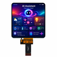 Kundenspezifisches TFT-Display ab Werk: 5 Zoll 720x720 MIPI Quadratischer LCD-Bildschirm mit Touch, JD9365TN IC, IPS Weitwinkel