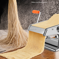 Machine à pâtes électrique compacte pour la maison, en acier inoxydable, pour la fabrication de nouilles et de peaux de raviolis – Offre Spéciale