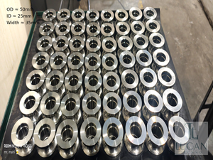 Rueda de seguimiento con doble rodamiento, rodillo de puerta corredera de alta resistencia con ranura en V de acero inoxidable SS304 – Mecanizado CNC de precisión - Product Image 2