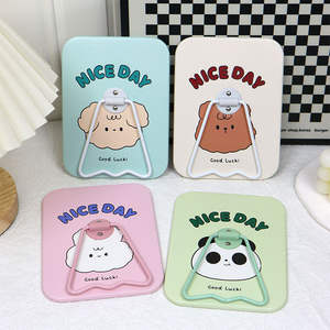 Cute Animal Desktop Stand One-Way Plastic Frame Makeup <strong>Mirror</strong> Portable Wall-Hanging Home <strong>Mirror</strong> - Product Image 3
