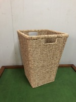Panier de rangement rectangulaire vintage de luxe, fourni directement par l'usine chinoise, durable, écologique, de qualité alimentaire, organisateur, OEM accepté