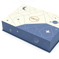 Boîte d'emballage en carton rigide magnétique de taille personnalisée, recyclable, luxe, pliable, avec couvercle magnétique