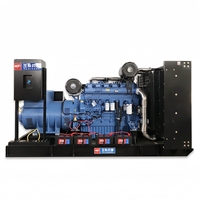 Groupe électrogène diesel triphasé de 700 kW, groupe électrogène industriel de 850 kVA, moteur Yuchai YC6TH1220-D31 pour l'infrastructure hospitalière critique