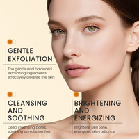 Tampons nettoyants au curcuma KORMESIC 100 ml, marque privée, personnalisés, doux, exfoliants, apaisants, éclaircissants et revitalisants pour la peau