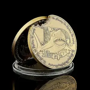 Réplica de monedas de Metal personalizado barato reto recuerdo de aleación de Zinc de la moneda de plata