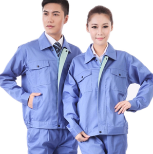 Traje de Trabajo de Algodón Puro de Manga Corta, Traje de Protección Laboral para Reparación de Automóviles y Soldadura en Verano - Product Image 5