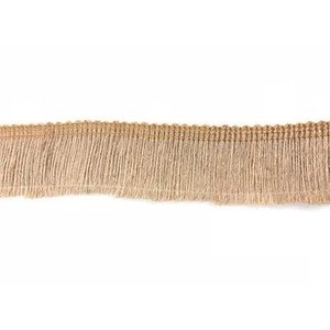 NEELKAMAL INDUSTRIES Pompon en cordon de jute décoratif, dentelle beige à motif uni, résistance à la traction moyenne, taille personnalisable, nettoyage à sec - Product Image 2