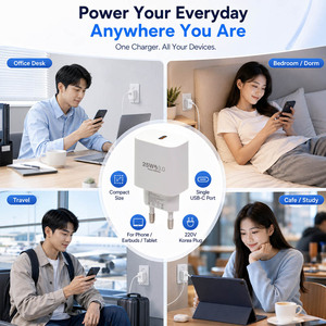 Chargeur mural rapide GaN 25W PD Type C simple, certifié KC, 220VAC, prix attractif, le plus vendu en <span class=keywords><strong>Corée</strong></span> <span class=keywords><strong>du</strong></span> <span class=keywords><strong>Sud</strong></span> en 2026 - Product Image 6