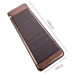 Pop thư giãn Salon vẻ đẹp giường Hot Mat pemf Photon nhiệt hồng ngoại xa sưởi ấm Pad ngọc Tourmaline đá massage trị liệu nệm