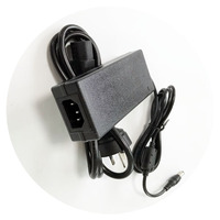 LED US AU UK Euro Plug 12V 100-24V 5A 60w 5.5x2.1 Male AC DC Transformer Switch Desktop Power Adapter
