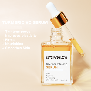 Fórmula de corrección facial líquida antienvejecimiento con infusión de vitamina C de cúrcuma natural para suavizar el maquillaje facial brillante - Product Image 4