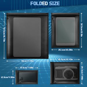 Hot Bán Nâng Cấp Phiên Bản Chống Cháy Faraday Túi Vải Không Thấm Nước Chặn Tín Hiệu An Toàn Tái Sử Dụng Faraday Túi - Product Image 2