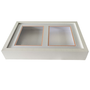 4.6cm Chiều sâu cắt dán khung ảnh vật liệu MDF với kính thật nhiều Ảnh Ghép Khung Ảnh tường đen trắng, khung hạt gỗ - Product Image 3