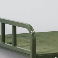 DDCY Lit de camping pliable en acier durable avec garantie de 3 ans