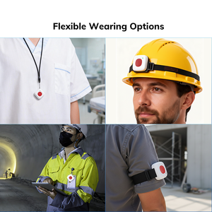 Alarma SOS para ancianos en hospitales, rastreador inteligente inalámbrico con botón de pánico SOS para niños y adultos mayores - Product Image 6