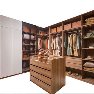 Oppein 88130 nevada phong cách hiện đại cửa trượt tủ đồ nội thất phòng ngủ 2 cửa với vật liệu MDF cho gia đình hoặc khách sạn sử dụng - Product Image 2