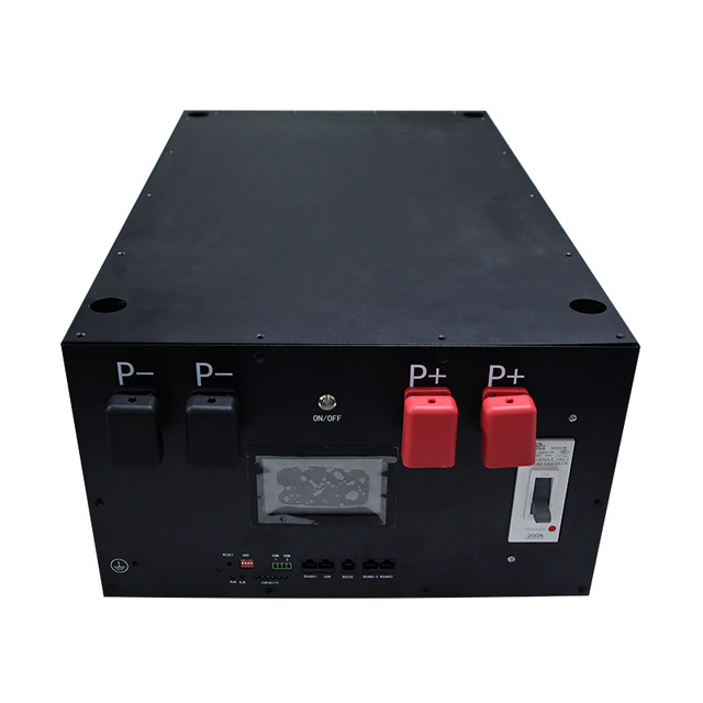 16pcs 48V 280Ah Lifepo4 BMS Box with JK 200A BMS LCD Display IP54 Metal Construction-JYD DIY Rack Battery Box