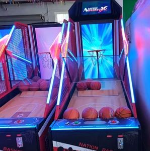 Máquina de Baloncesto Arcade Operada con Monedas, Juego de Tiro de Baloncesto para 1-2 Jugadores, Máquina de Juego de Entretenimiento Urbano - Product Image 3