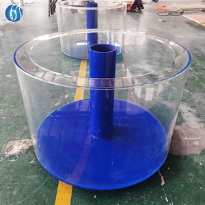 Tortue en plastique Aquarium fontaine d'eau diviseur de pièce acrylique <span class=keywords><strong>Fish</strong></span> Tank - Product Image 3