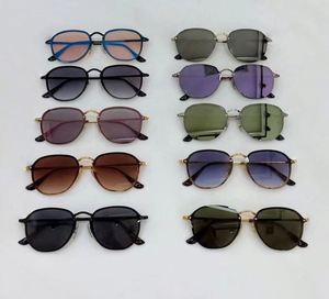 Gafas de Sol Modernas de Alta Calidad 2024, Gafas de Sol Rectangulares Gruesas de Alta Moda, Gafas de Sol de Diseñador de Lujo con Montura Metálica Colorida - Product Image 5