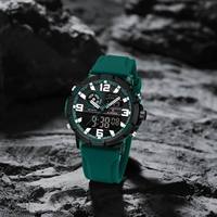 NAVFORCE 7130 Montre à quartz de luxe pour homme, chronographe sportif, alarme, étanche 5ATM, montre-bracelet décontractée avec calendrier, Relojes Para Hombre