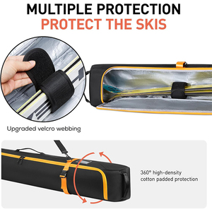 Sac <span class=keywords><strong>de</strong></span> <span class=keywords><strong>ski</strong></span> 175 Air Travel 360 entièrement rembourré, écologique, protection 900D Oxford, résistant à l'eau, avec fermeture à crochet - Product Image 2