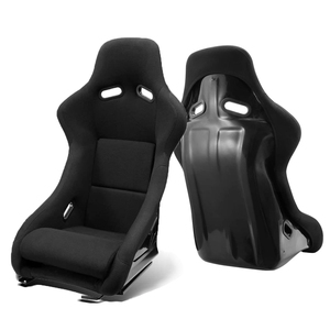 Sièges de course universels pour automobile JIABEIR <span class=keywords><strong>Série</strong></span> 1021, en fibre de verre et fibre de carbone, avec effet brillant et pailleté, pour simulateur de course automobile - Product Image 1