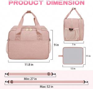 Sac isotherme portable pour lait maternel avec compartiment isolé, sac de pompage, sac de transport compatible pour le travail et le camping - Product Image 3