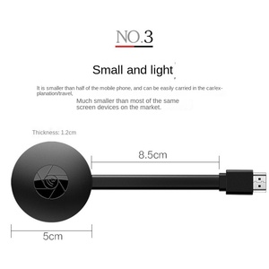 เครื่องแยกและแปลงสัญญาณวิดีโอร่วมความถี่แบบไร้สาย G2พร้อมหน้าจอ HD สำหรับการฉายภาพ <span class=keywords><strong>HDMI</strong></span> - Product Image 2