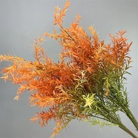 Verdure artificielle de haute qualité en plastique souple toucher réel fougère asperges plantes de romarin feuilles pour la décoration de mariage
