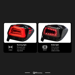 Para <span class=keywords><strong>SUBARU</strong></span> <span class=keywords><strong>XV</strong></span> 2011-2016, Luz Trasera LED, Color Negro Ahumado, TW - Product Image 3
