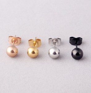 Boucles <span class=keywords><strong>d</strong></span>'oreilles à clous en acier inoxydable 316, bijoux bon marché pour enfants, pour filles, nouvelle collection - Product Image 3