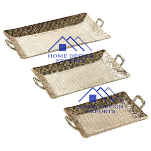 เครื่องประดับวางกลางโต๊ะทำจากสแตนเลสสตีลสีทองแบบโบราณเหมาะสำหรับโรงแรมและร้านอาหารดีไซน์ล่าสุด - Product Image 6