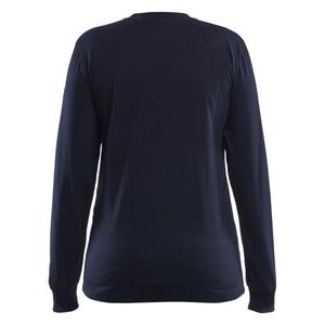 BLAKLADER - 346717378900XXL Camiseta mujer resistente al fuego manga larga Azul Marino-EAN 7330509926383 ROPA DE TRABAJO RESISTENTE A LLAMAS - Product Image 3