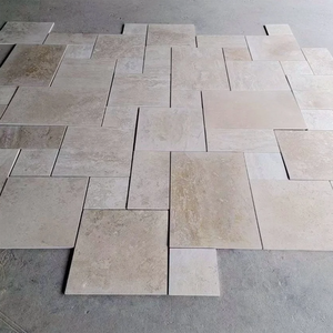 Versailles Pattern <strong>Travertine</strong> Antique French Interior Wall Cladding Exterior <strong>Travertine</strong> Marble Stair Step Outdoor Floor Tiles - Product Image 1