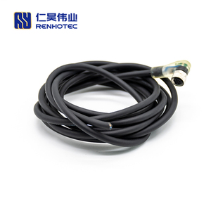Cable Circular M8 con Sensor, macho, hembra, 4p, 4 pines, 5 pines, 6 pines, 8 pines, 3p, 4p, 3, 4, 5, 8 pines, extensión de ángulo recto - Product Image 4