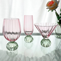 Lot de verres à vin martelés en cristal sans plomb pour mariage, flûtes à champagne et verres à cocktail