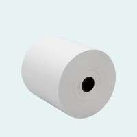 Kertas Thermal POS ATM Kualitas Tinggi Ukuran 80x80mm 50gsm Tahan Air, Tahan Minyak, Tahan Api untuk Mesin Kasir dan Penagihan