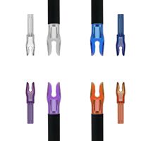 Tir à l'arc encoches en plastique 5.2mm/0.204 "diamètre intérieur remplacer coups plats/queues de flèche normales pour boulons d'arbalète